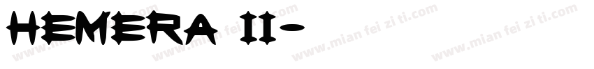 Hemera II字体转换